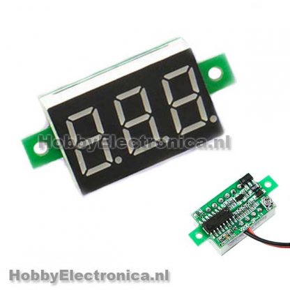 DC Digitale display voltmeter