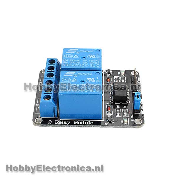 Module Relais 2 Canaux 5V Avec Optocoupleur - Pour Arduino Raspberry Pi - Contrôle Haute Puissance 250V/10A