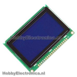 128 x 64 pixel LCD display