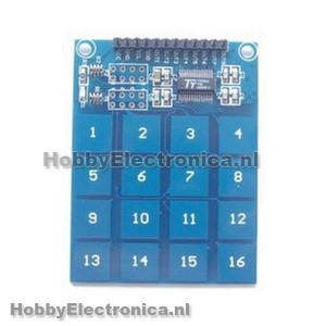 TTP229 capacitive touch