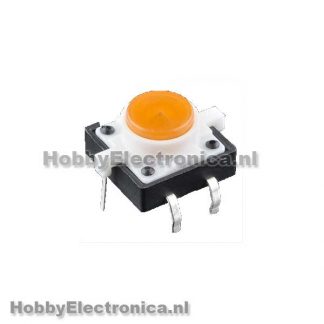 LED Tactile button geel
