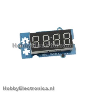 4 Digit klok display