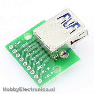 USB 3.0 Type-A Female Connector Breakout