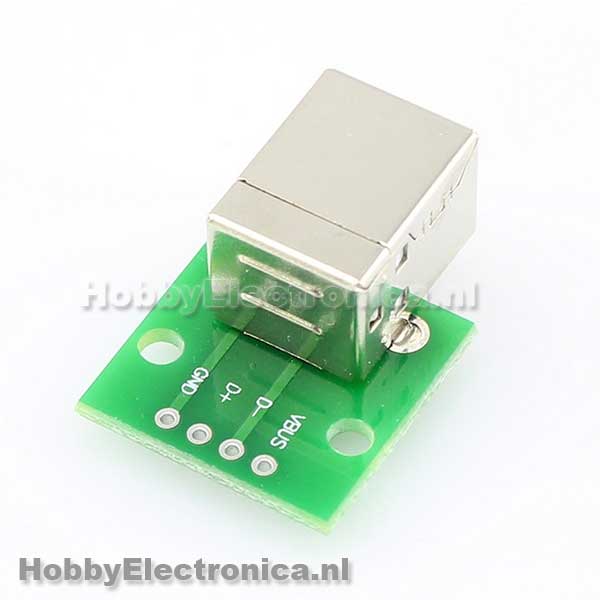 USB Type-B Connector Breakout