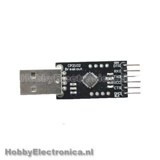 CP2102 module met DTR pin