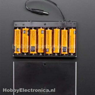Batterij houder 8 x AA met switch en plug