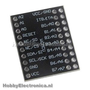 MCP23017 Seriele interface I2C SPI