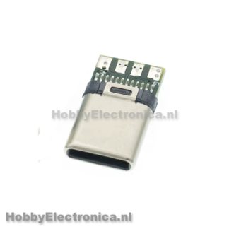 USB 3.1 Type C PCB connector 24 pins male
