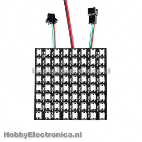 WS2812B LED paneel 8 x 8