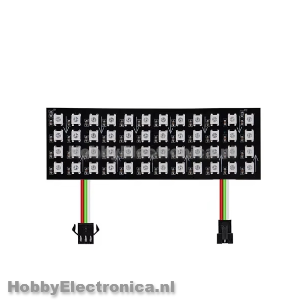 WS2812B LED paneel 4 x 12