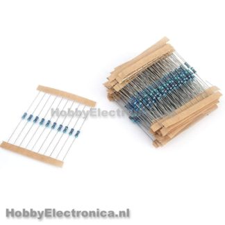 Weerstanden assortiment 300 stuks 30 waarden