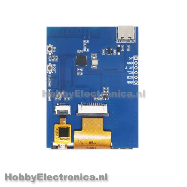ESP32-C3 Ontwikkelbord met 2.4 inch TFT IPS Touchscreen